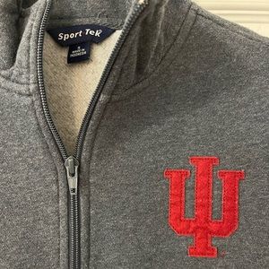 NWOT IU Indiana Hoosiers quarter zip fleece lined pullover sweatshirt - size S